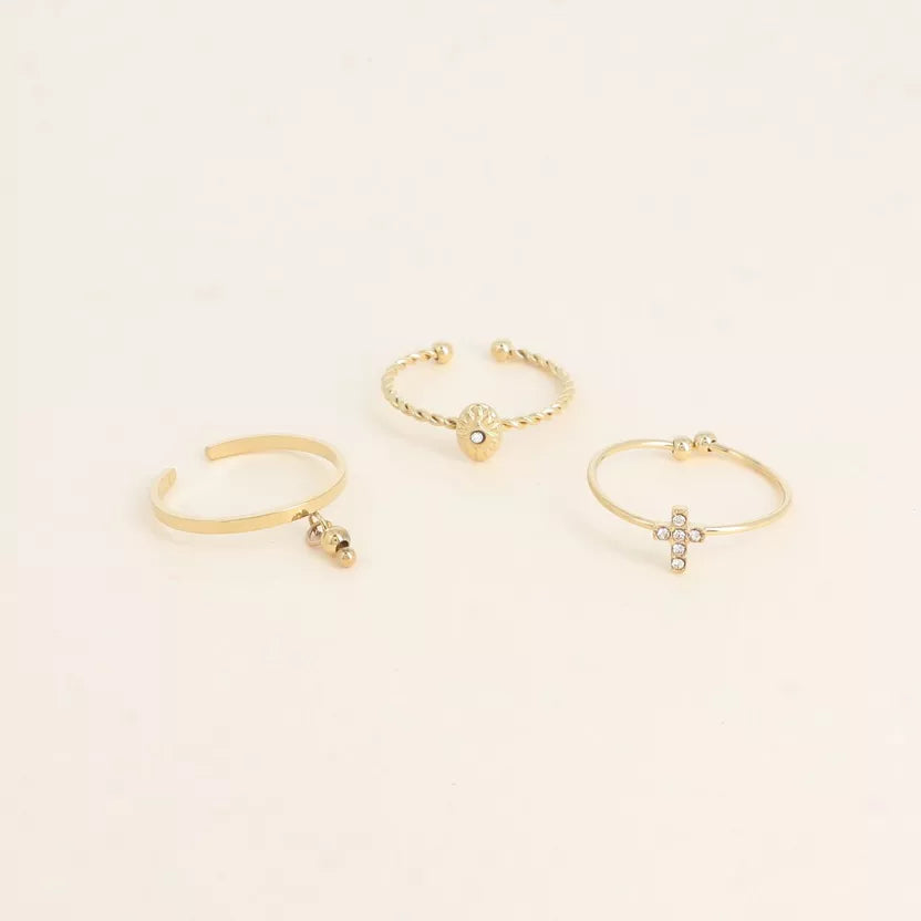 Set de 3 Bagues