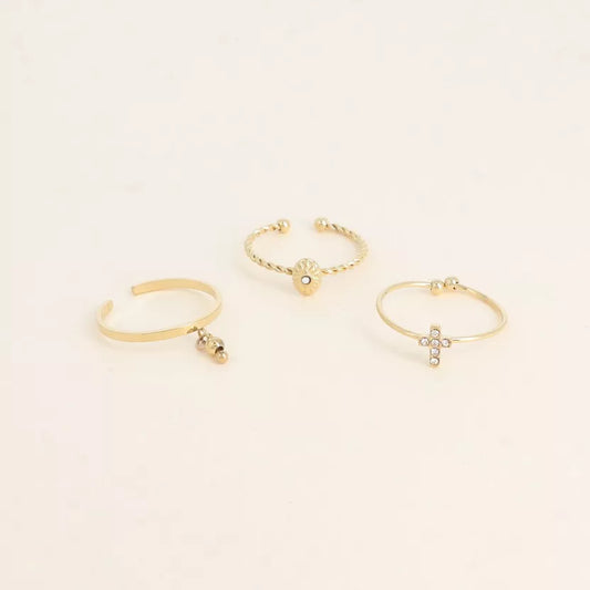 Set de 3 Bagues
